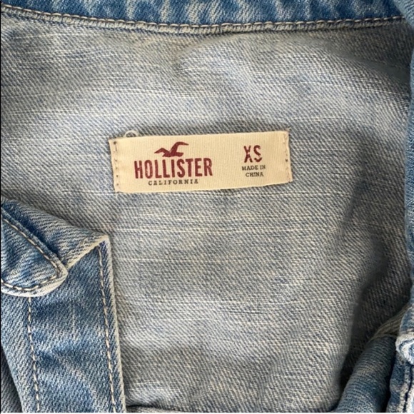 Hollister chambray blue denim romper - Picture 3 of 5